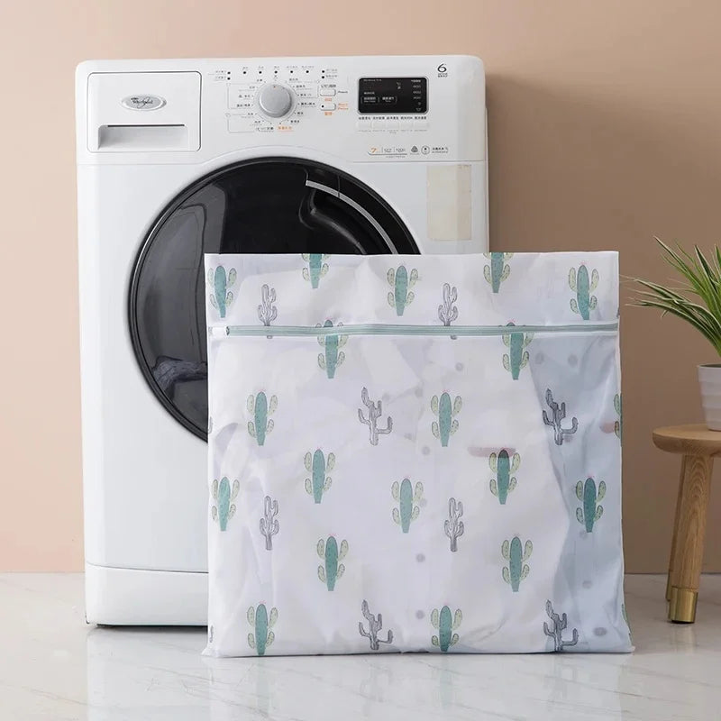 Bolsa de Lavado con Estampado de Cactus