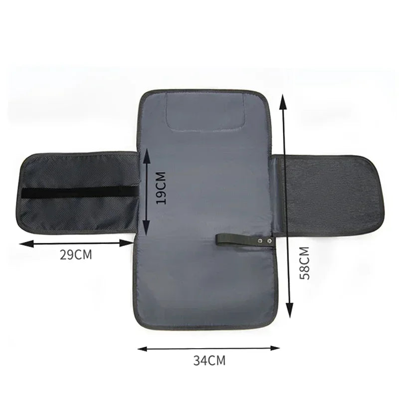Cambiador Portátil Impermeable con Bolsillos para Bebé
