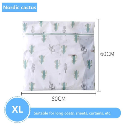 Bolsa de Lavado con Estampado de Cactus
