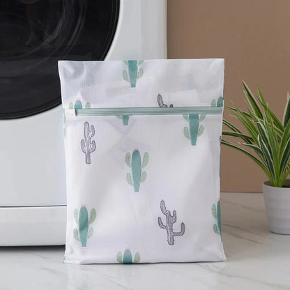 Bolsa de Lavado con Estampado de Cactus