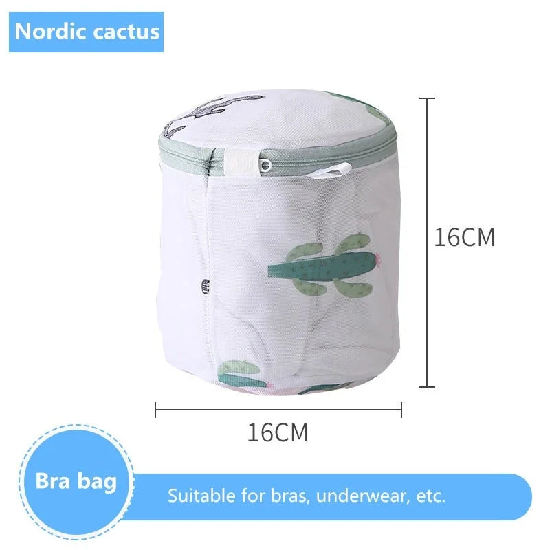 Bolsa de Lavado con Estampado de Cactus