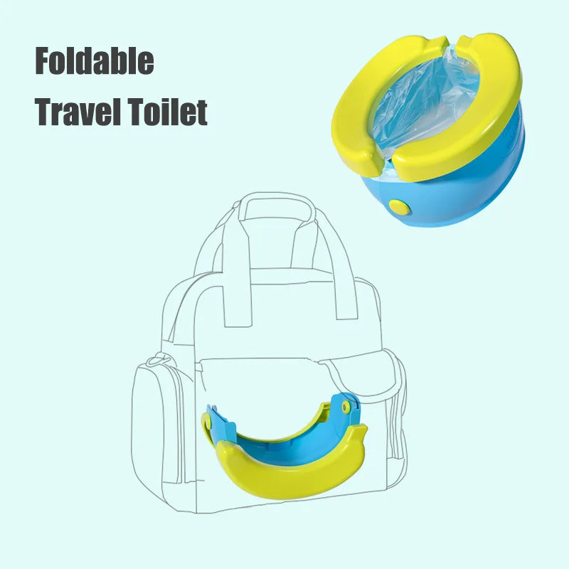 Orinal Portátil Plegable para Niños