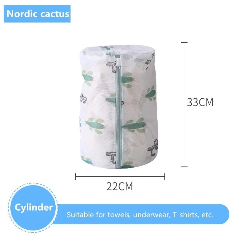 Bolsa de Lavado con Estampado de Cactus